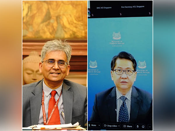 Saurabh Kumar, Secretary East, MEA, discusses ASEAN-India cooperation with Permanent Secretary of Singapore Saurabh Kumar, Secretary East, MEA, discusses ASEAN-India cooperation with Permanent Secretary of Singapore