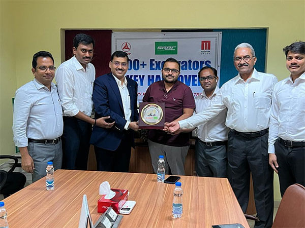 Sany India scores a century with Sri Raja Rajeshwari Constructions Pvt. Ltd.