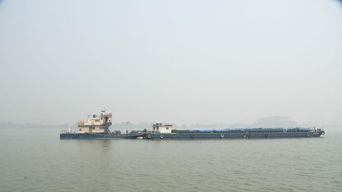The MV Ram Prasad Bismil was flagged off on 16 February