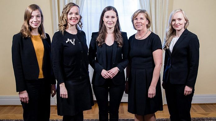 Finland PM Sanna Marin's female-majority cabinet | Wikimedia Commons
