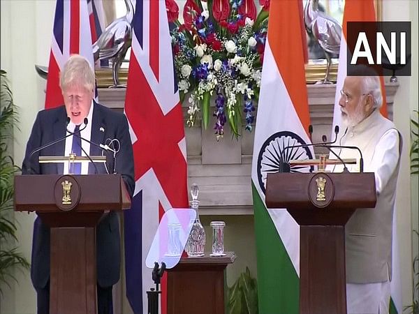PM Modi terms Johnson's visit to India during 'Azaadi Ka Amrit Mahotsav' as 'historic'