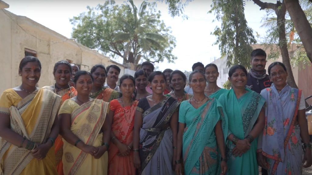 Women from Maharashtra's Maan who took part in the initiative | YouTube @CORO Info