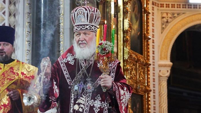 Touted as Putin’s key ally, Patriarch Kirill took over as the head bishop of the church in 2009 | Website of the Press Service of the Patriarch of Moscow