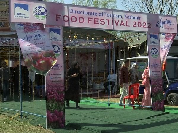 J-K: Tourism department organizes food festival at Tulip Garden in Srinagar