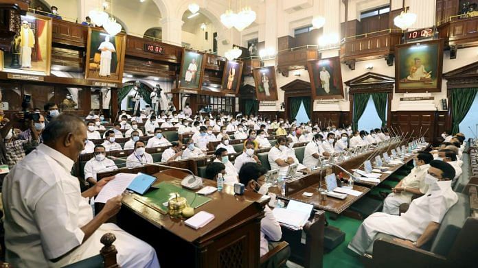 A view of the Tamil Nadu Legislative Assembly in Chennai on | ANI Photo