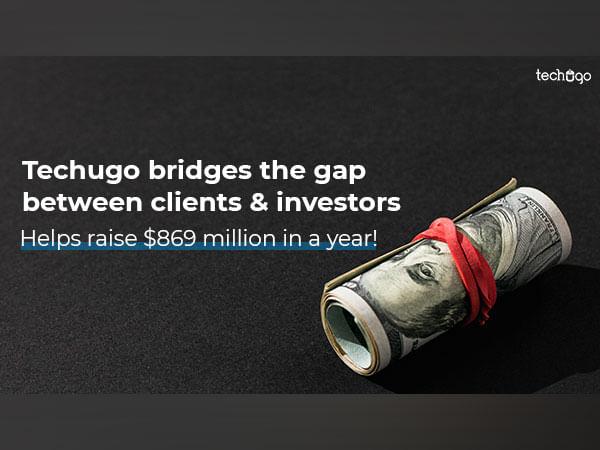 Techugo bridges the gap between clients and investors: Helps raise USD 869 million in a year!