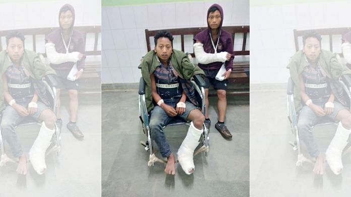 Ramwang Wangsu and Nokphua Wangpan were injured in alleged firing by army personnel Friday | By special arrangement