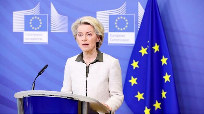 President of the European Commission Ursula von der Leyen | File photo | Twitter/@vonderleyen