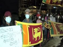 People protest in Colombo against Sri Lankan government | Representational image | Photo: ANI