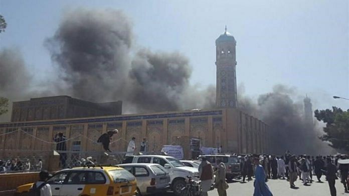 File photo of an earlier blast outside a mosque in Afghanistan | Representational image | Commons