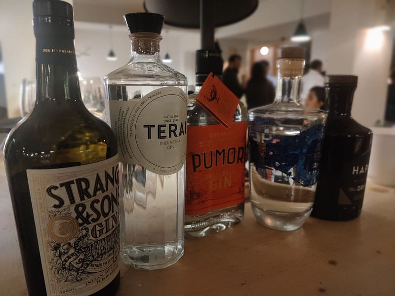 The gins on offer at the All Things Nice event | Shubhangi Misra | ThePrint