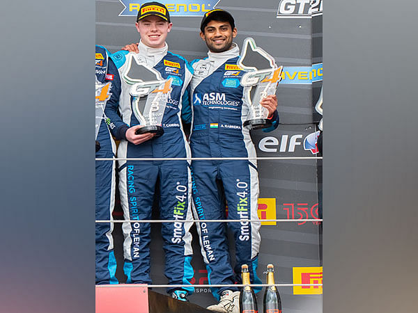 Akhil Rabindra registers double podium finish at European GT4 season opener