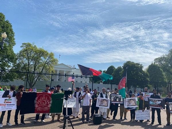 Afghan diaspora in US hold protest against Pakistani airstrike