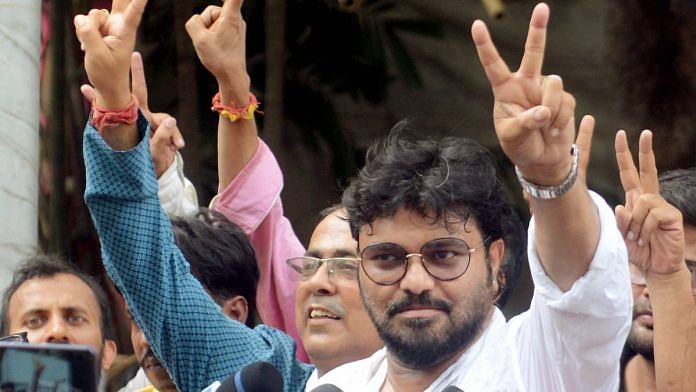 TMC's Babul Supriyo after his victory in the Ballygunge by-election | ANI