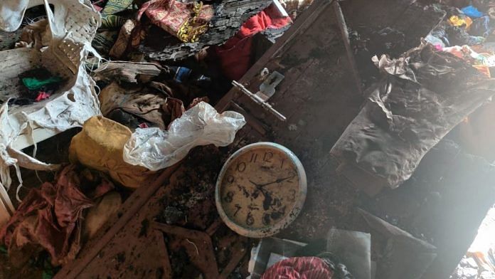 The sound of the partially damaged clock in Kallu Khan's house in riot-hit Khargone is a grim reminder of the violent clashes. | Photo: Bismee Taskin | ThePrint