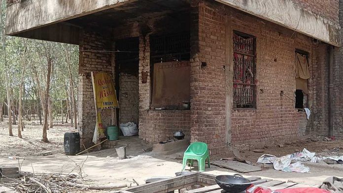 Raja Ram's quarters at the Dwarka property where the attack took place | Anupriya Chatterjee | ThePrint