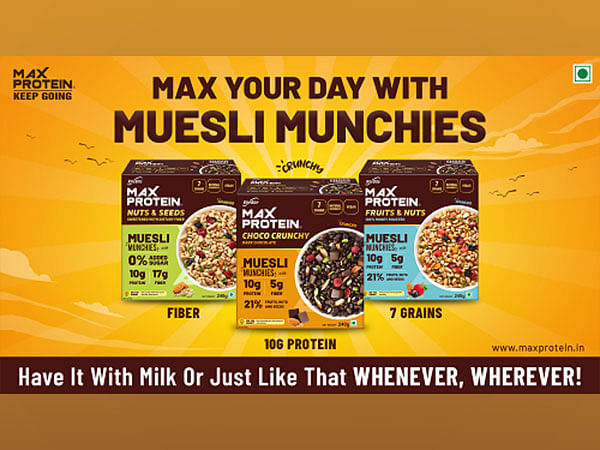 Max Protein expands range of protein snacking, to keep you going: Max Protein Muesli Munchies