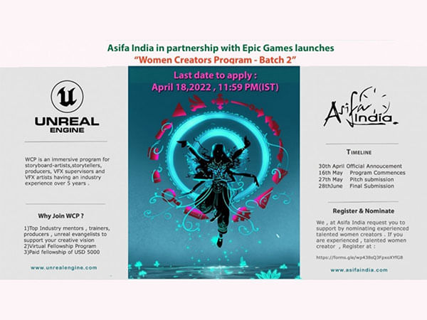 Empowering women creators - Asifa India and Unreal Engine launch Women Creators Program