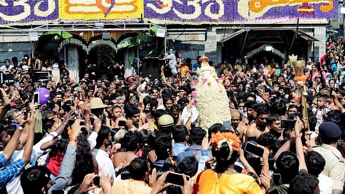 Devotees participate in the just-concluded Karaga festival | ANI