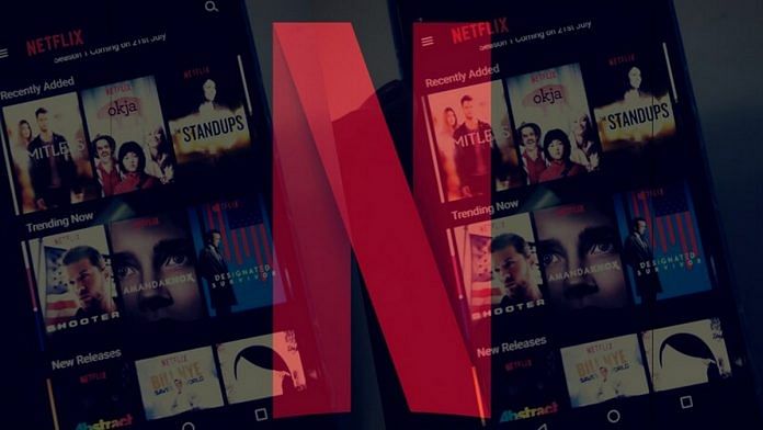 Representational image of Netflix on phone screens | Photo: Flickr/cerillion.com (CC BY 2.0)