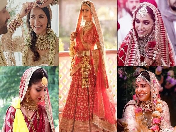 10 Stunning Wedding Saree Looks of Bollywood Brides