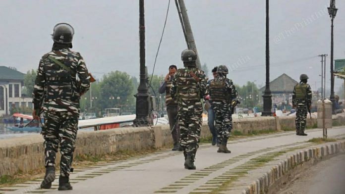 Representational image | Security beefed-up in Kashmir ahead of PM Modi's visit | Photo: Praveen Jain | ThePrnt