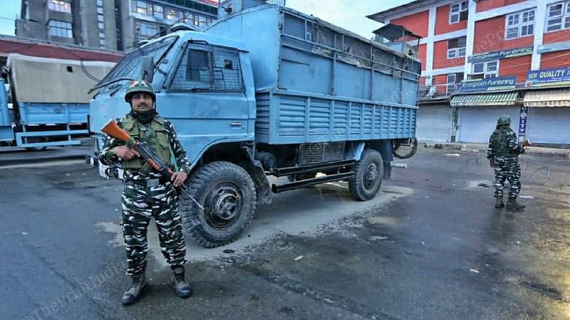Security forces in Srinaga | Photo: Praveen Jain | ThePrint