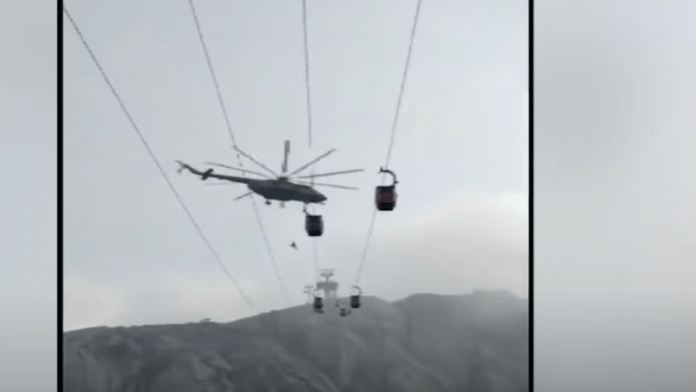 Tourists stranded on ropeway in Deoghar’s Trikut hills in Jharkhand