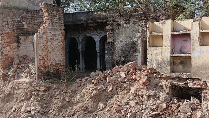 One of the demolished temples | Photo: Anupriya Chatterjee | ThePrint