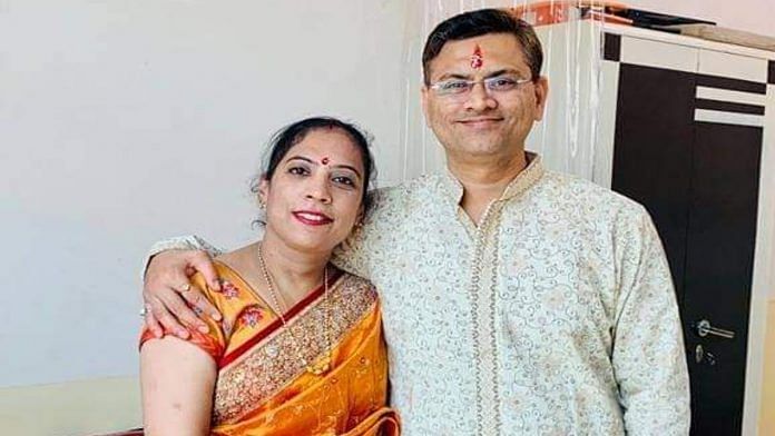 File photo of Dr Archana Sharma and her husband Dr Suneet Upadhaya | By special arrangement