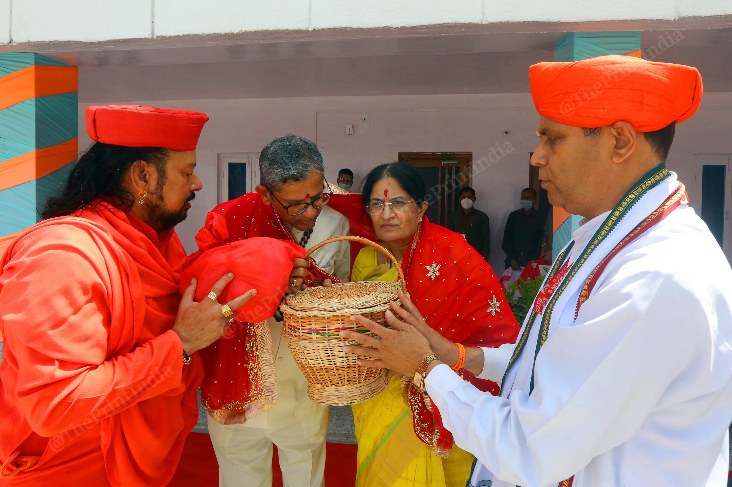 The CJI and his wife at Vaishno Devi | Photo: Praveen Jain | ThePrint