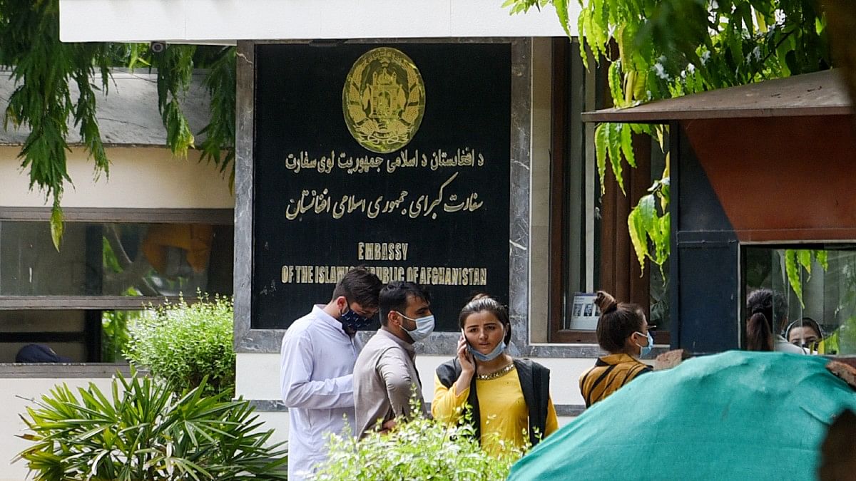 Afghan embassy in New Delhi | ANI File Photo Afghan embassy in New Delhi | ANI File Photo
