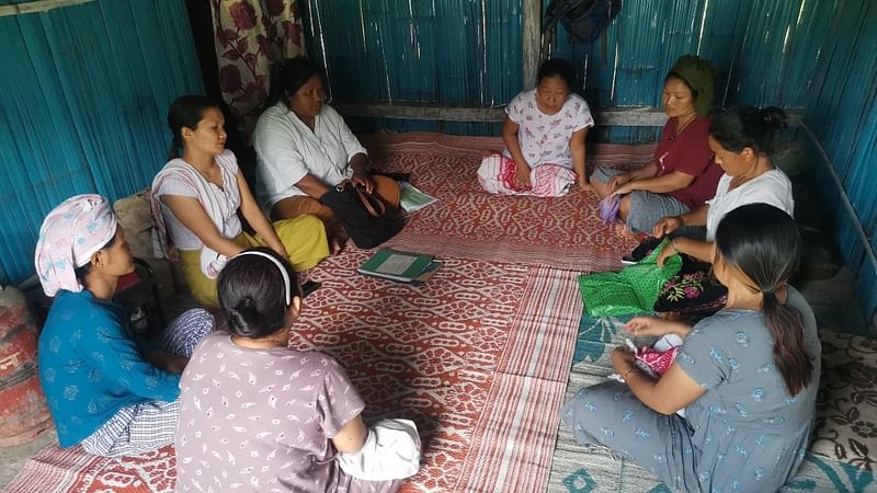 Members of the self-help group in Bana | Angana Chakrabarti | ThePrint