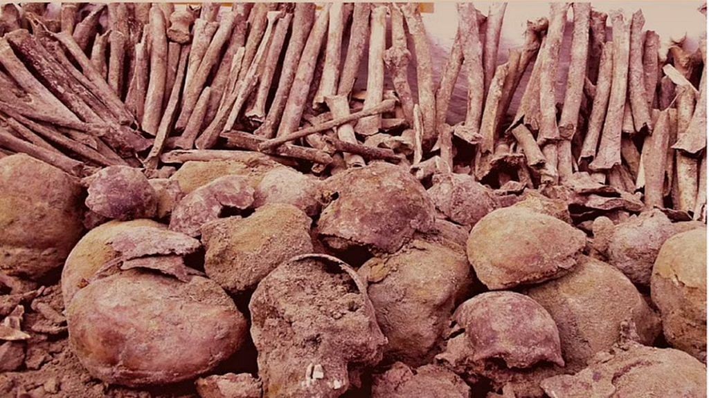 Skeletal remains excavated from well in Punjab’s Ajnala | Centre for Cellular and Molecular Biology