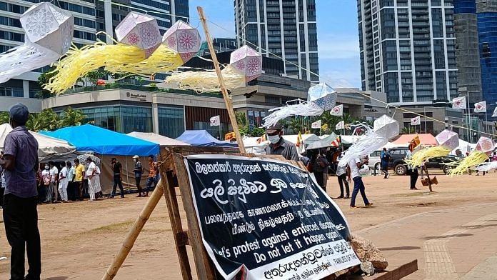 The Vesak festival comes days after Sri Lanka witnessed violent protests which saw eight people dead and several injured. | Photo: Sowmiya Ashok | ThePrint
