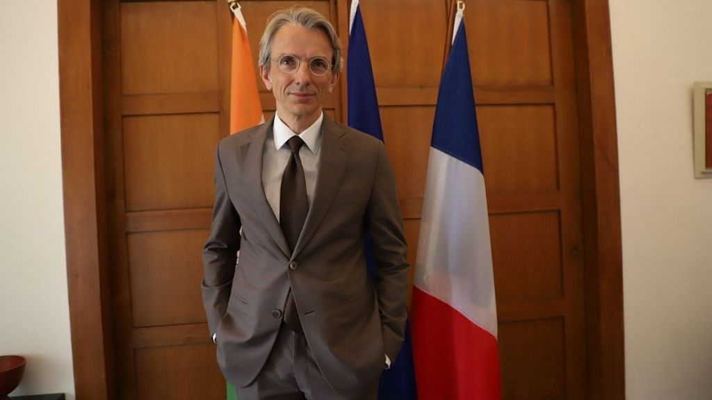 Ambassador of France to India Emmanuel Lenain says Paris will work with New Delhi to get over some of the strategic “constraints” it is facing today. | Photo: Pooja Kher | ThePrint