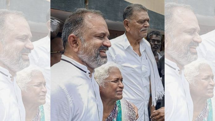 A.G. Perarivalan and his mother Arputham Ammal after Supreme Court released him using special powers at his house in Jolarpet, Tirupattur district | Photo: PTI