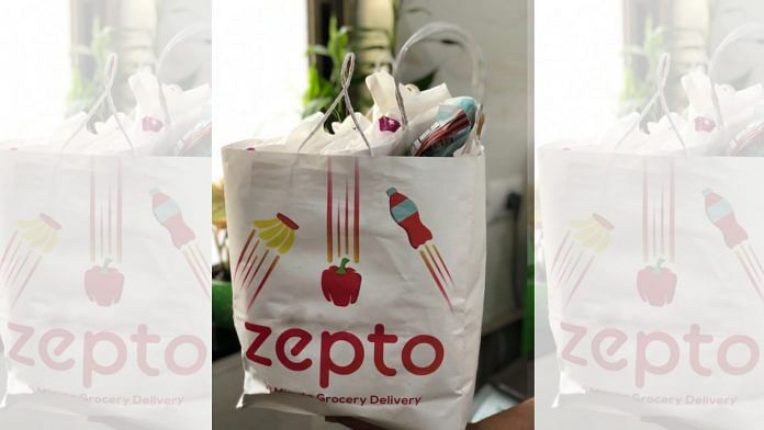 A Zepto carry bag