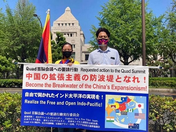 Quad Summit: Activists hold protest against China's expansionism, human rights violations