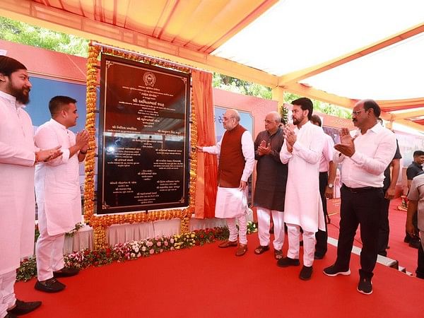 Home Minister Amit Shah lays foundation stone of Olympic-level sports centre in Ahmedabad's Naranpura