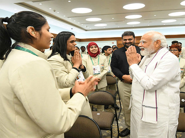 PM Modi hosts Indian Deaflympics contingent at his residence, says 'will never forget interaction with champions'