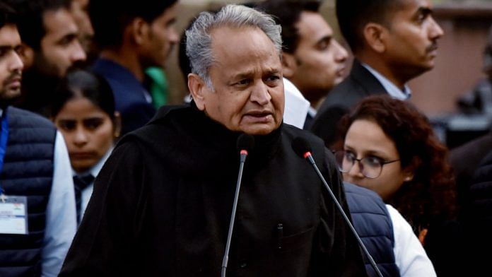 A file photo of Rajasthan Chief Minister Ashok Gehlot | ANI