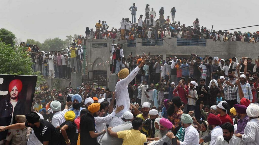 Sidhu Moose Wala's funeral saw a massive turnout | Suraj Singh Bisht | ThePrint