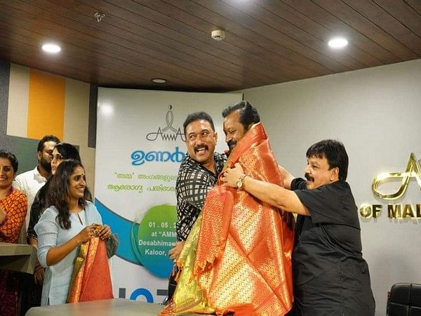 Actor-turned politician Suresh Gopi attends AMMA's program after 25 years