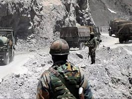 Image for representation |Indian Army convoy moving towards LAC | ANI file photo