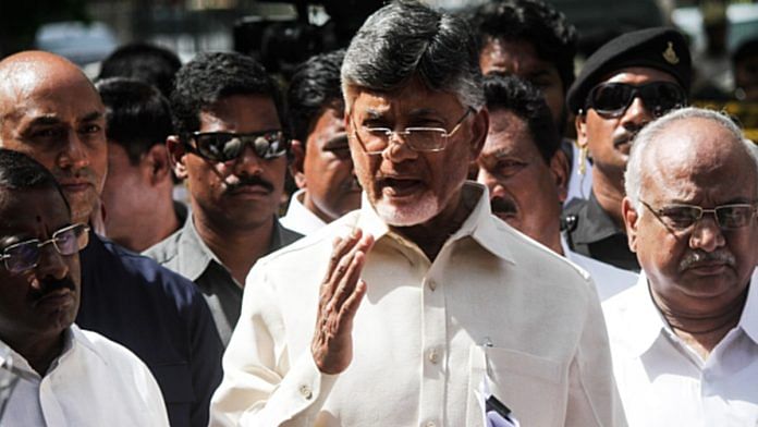 File photo of Telugu Desam Party (TDP) president and former chief minister of Andhra Pradesh N. Chandrababu Naidu in New Delhi | ANI