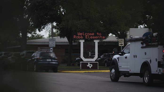 Robb Elementary School in Uvalde, Texas, where a mass shooting took place on 24 May 2022 | Photo: Eric Thayer | Bloomberg