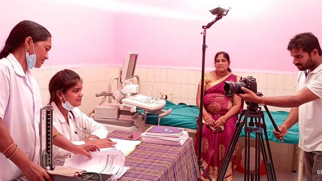 Shoot for the awareness-building film against the surge in c-section deliveries | Twitter | @Dpro_RSircilla