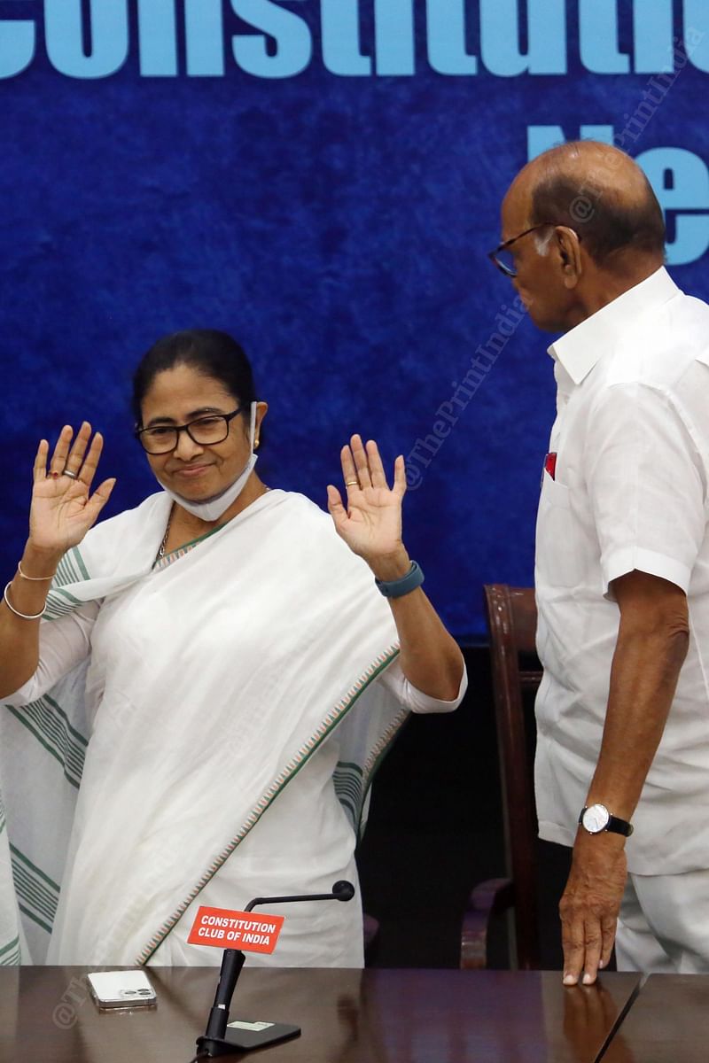 While Mamata Banerjee suggested a few names for the opposition's presidential candidate, including that of Pawar, there was no consensus on any of the names | Praveen Jain | ThePrint