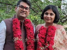 Yadvendra Singh Bhati with wife Varsha Chhalotre | By special arrangement